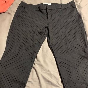 Old navy black polka dot pixie pants